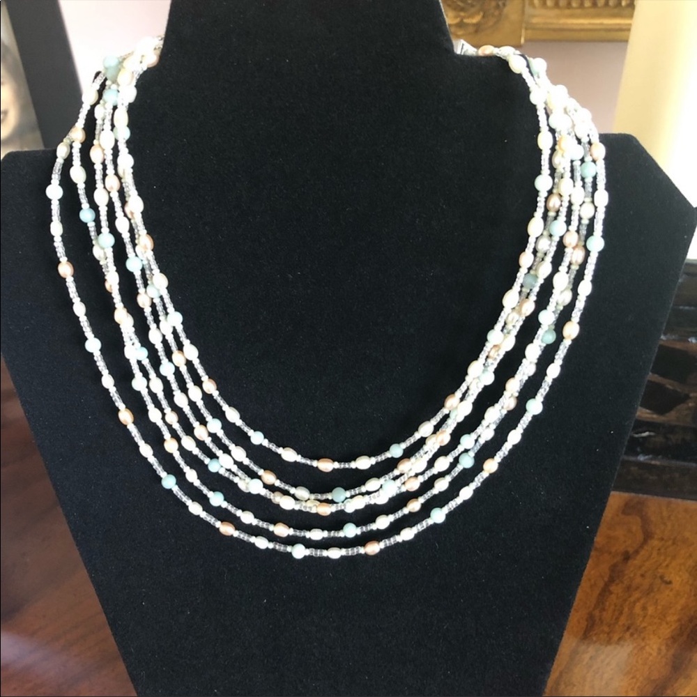 Women’s Neiman Marcus Multi Strand Fresh Water Pearl Necklace